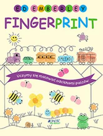 Zestaw do malowania odciskami palców - okładka książki