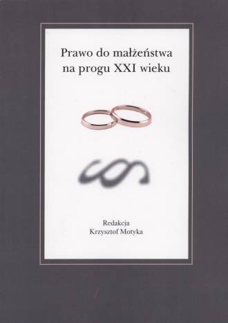 Prawo do małżeństwa na progu XXI - okładka książki
