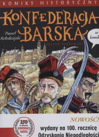 Konfederacja barska w komiksie - okładka książki
