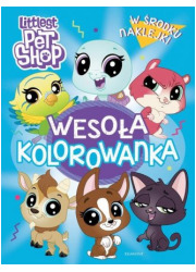 Littlest Pet Shop. Wesoła kolorowanka - okładka książki