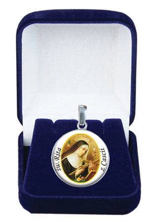 Medalion Św. Rita z Cascii - zdjęcie dewocjonaliów