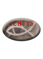 Naklejka samochodowa ICHTYS - zdjęcie dewocjonaliów
