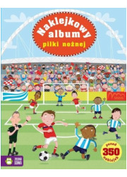 Naklejkowy album piłki nożnej - okładka książki