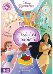 Ozdoby z papieru Księżniczki Disney - okładka książki