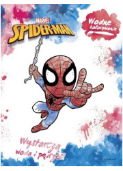 Spider-Man. Wodne kolorowanie - okładka książki