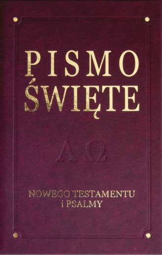 Pismo Święte Nowego Testamentu - okładka książki