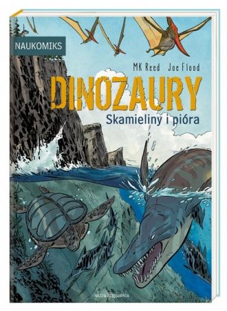 Dinozaury - skamieliny i pióra - okładka książki