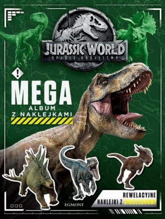 Jurassic World 2 Megaalbum z naklejkami - okładka książki