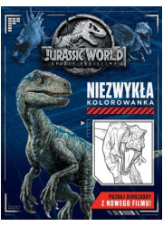 Jurassic World 2. Niezwykła kolorowanka - okładka książki