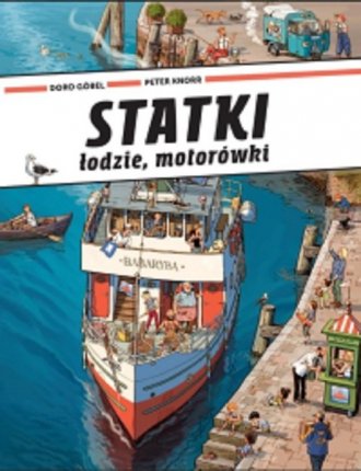 Statki łodzie motorówki - okładka książki