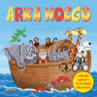 Arka Noego książka - układanka - okładka książki