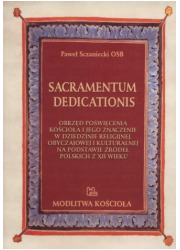 Sacramentum dedicationis. Obrzęd - okładka książki
