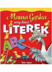 Mama Gąska uczy dzieci literek - okładka książki