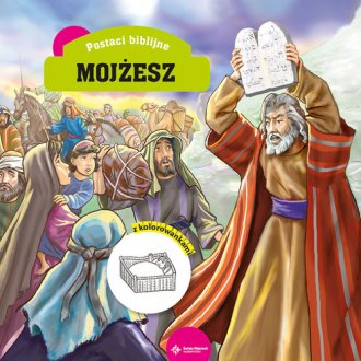Mojżesz. Książeczka z kolorowankami - okładka książki