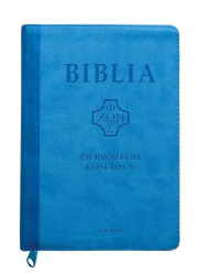 Biblia Pierwszego Kościoła błękitna - okładka książki