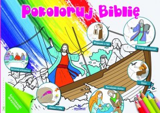 Pokoloruj Biblię - okładka książki