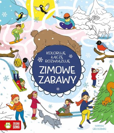 Zimowe zabawy - okładka książki