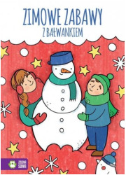 Zimowe zabawy z bałwankiem - okładka książki
