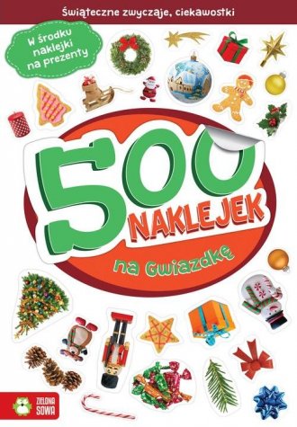 500 naklejek na Gwiazdkę - okładka książki