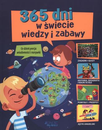 365 dni w świecie wiedzy i zabawy - okładka książki