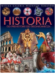 Historia - od prehistorii do średniowiecza - okładka książki