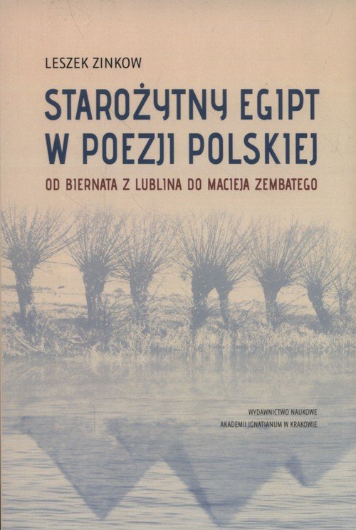 Starożytny Egipt w poezji polskiej. - okładka książki