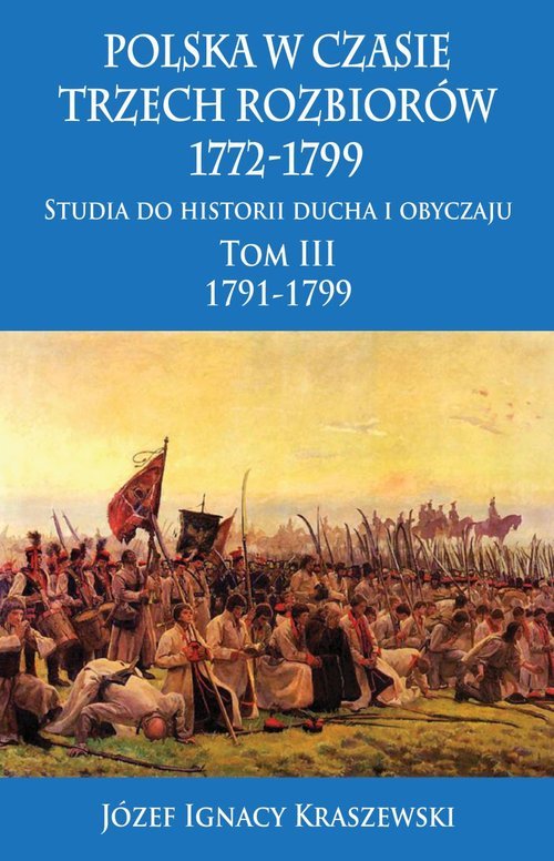 Polska w czasie trzech rozbiorów, - okładka książki