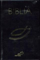 Biblia z rybką z suwakiem - czarna - okładka książki