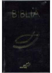 Biblia z rybką z suwakiem - czarna - okładka książki