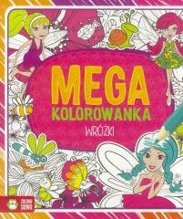 Megakolorowanka. Wróżki - okładka książki