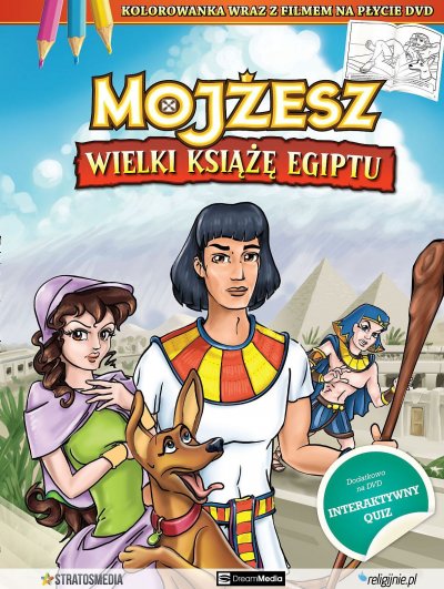 Mojżesz. Wielki Książę Egiptu (kolorowanka - okładka książki