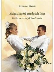 Sakrament małżeństwa. List do narzeczonych - okładka książki