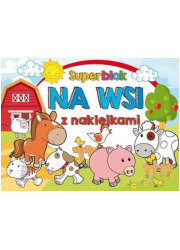 Superblok z naklejkami. Na wsi - okładka książki