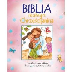 Biblia małego chrześcijanina różowa - okładka książki