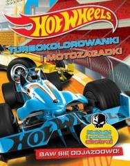 Hot Wheels Turbokolorowanki i motozagadki - okładka książki