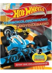 Hot Wheels Turbokolorowanki i motozagadki - okładka książki