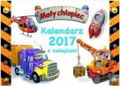 Kalendarz ścienny 2017 z naklejkami. - okładka książki