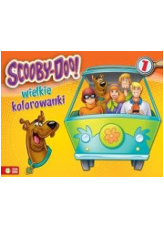 Wielkie kolorowanki cz. 1. Scooby-Doo - okładka książki