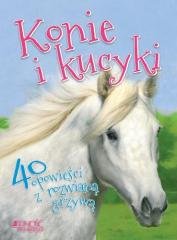 Konie i kucyki. 40 opowieści z - okładka książki