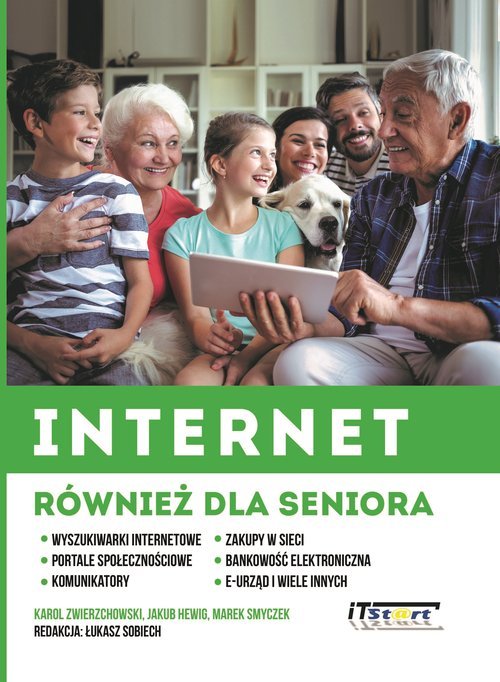 Internet również dla seniora - okładka książki