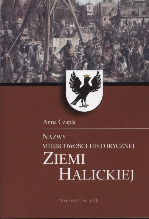 Nazwy miejscowości historycznej - okładka książki
