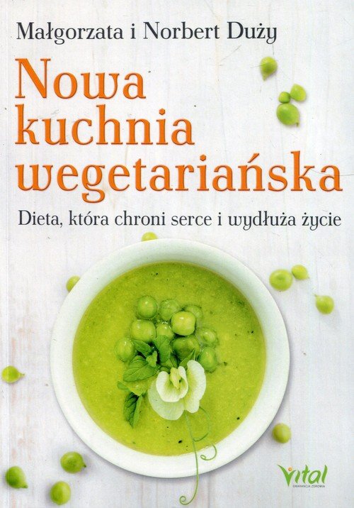 Nowa kuchnia wegetariańska dieta - okładka książki