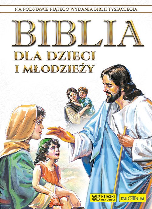 Biblia dla dzieci i młodzieży - okładka książki