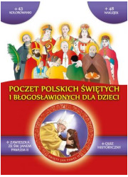 Poczet polskich świętych i błogosławionych - okładka książki