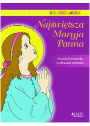 Najświętsza Maryja Panna Kolorowanka - okładka książki