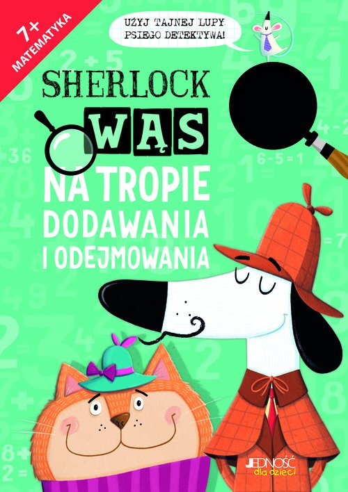 Sherlock Wąs na tropie dodawania - okładka książki