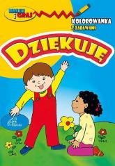 Dziękuję. Kolorowanka - okładka książki