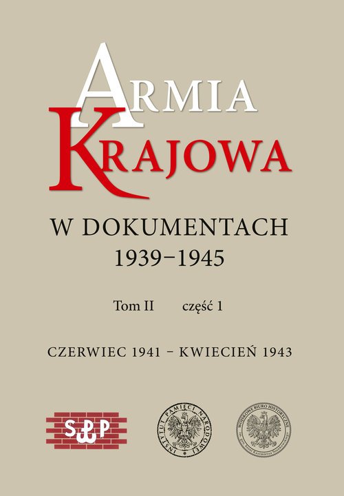 Armia Krajowa w dokumentach 1939-1945. - okładka książki