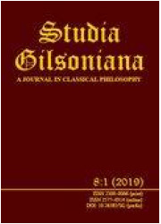 Studia Gilsoniana 8, nr 1 (styczeń-marzec - okładka książki