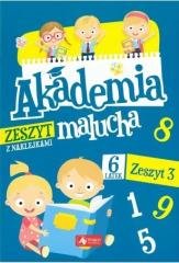 Akademia malucha dla 6-latka. Zeszyt - okładka książki